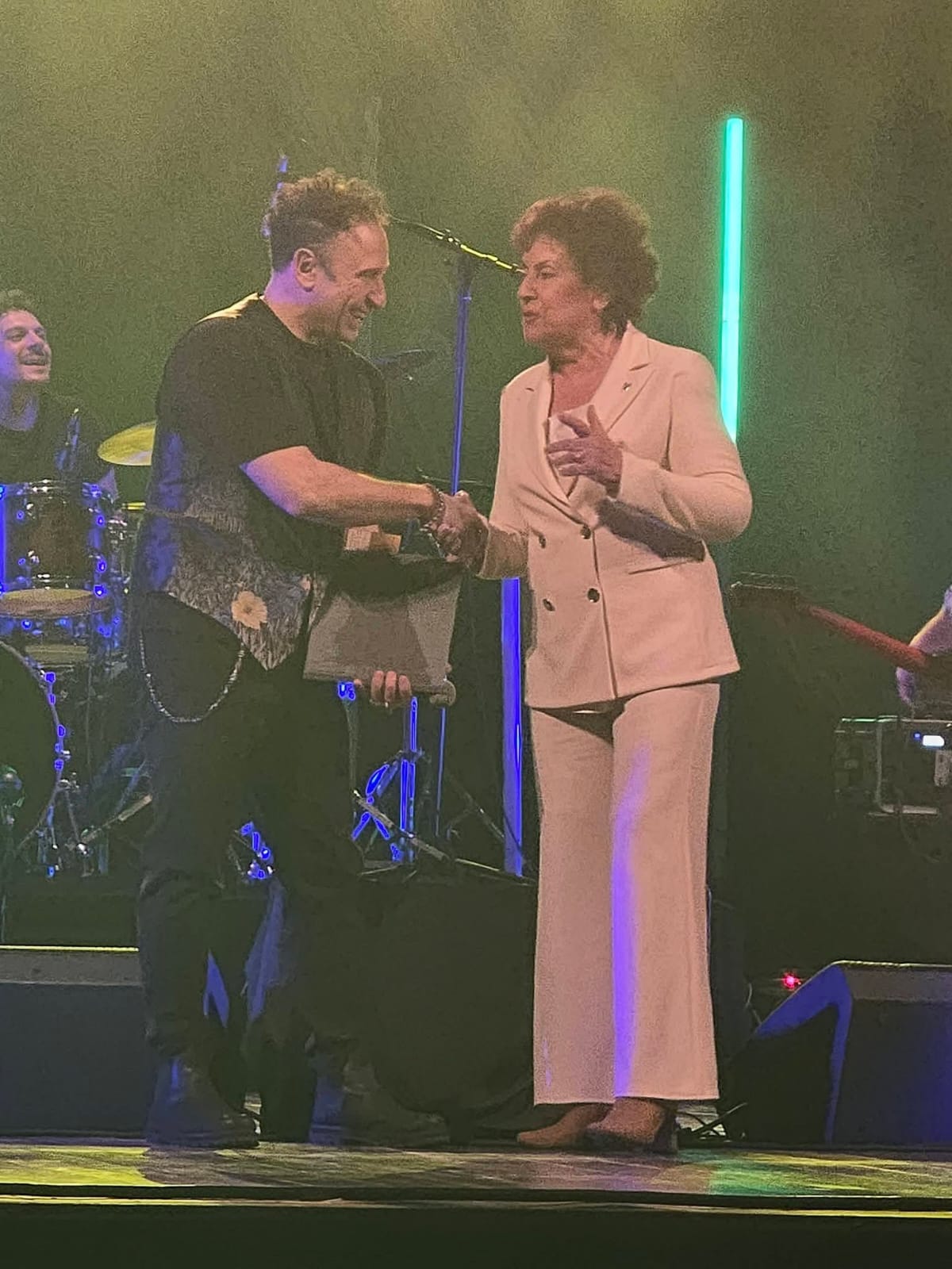 Carlettini sul palco