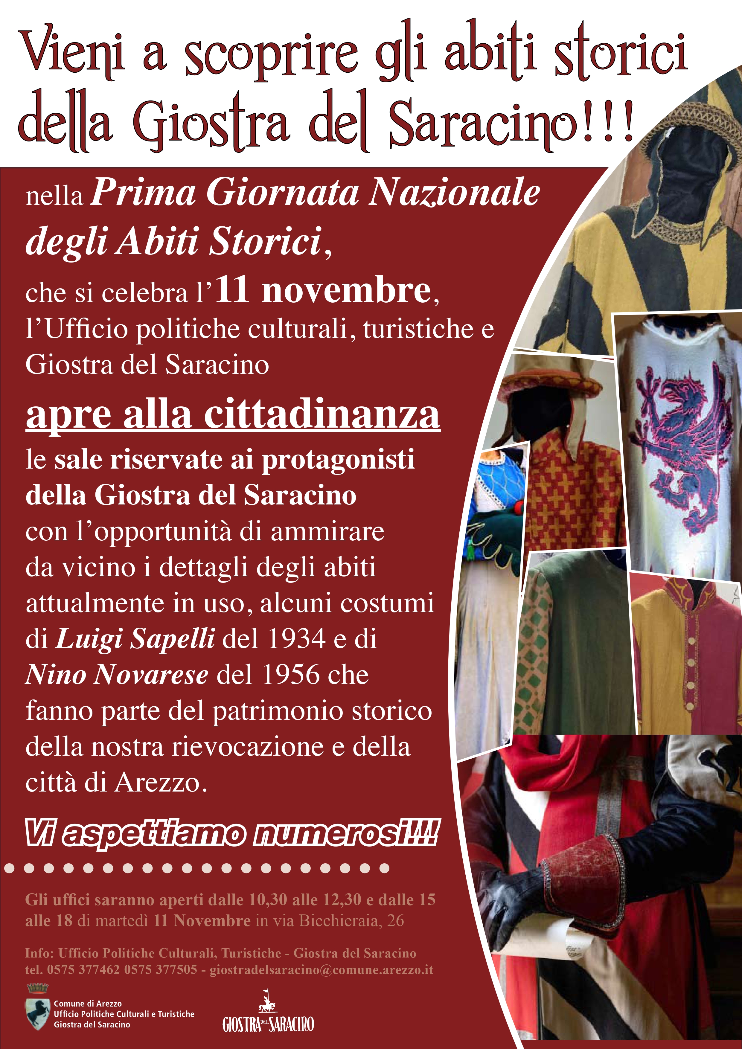 Locandina abiti storici