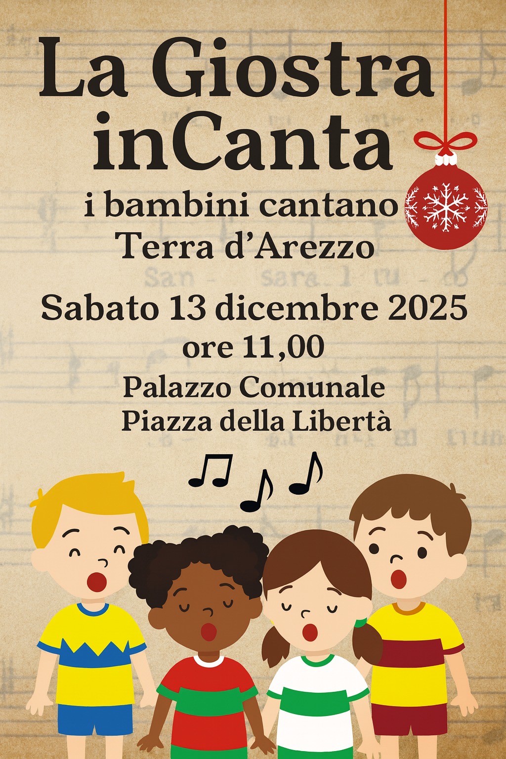 Locandina LaGiostra inCanta