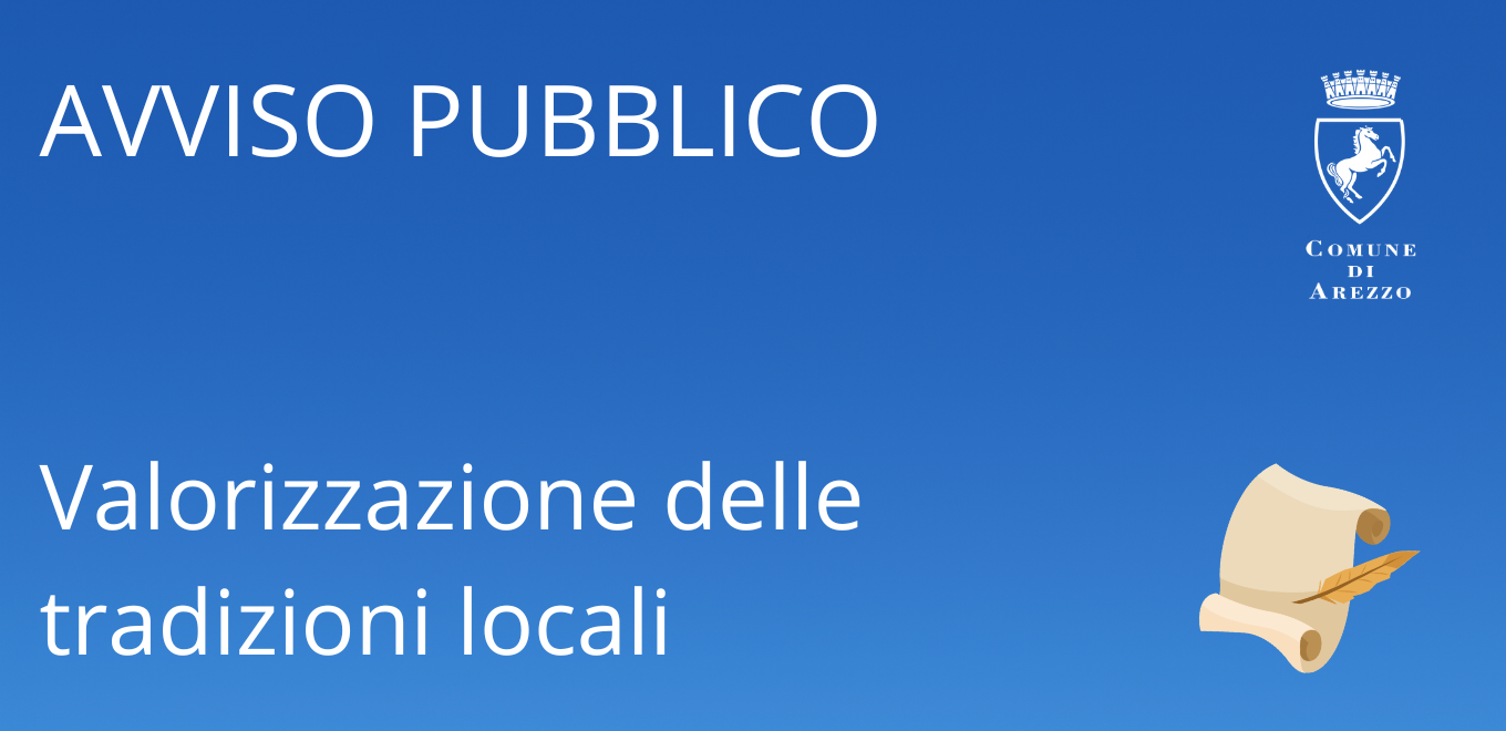 Avviso pubblico per la valorizzazione delle tradizioni locali 2026