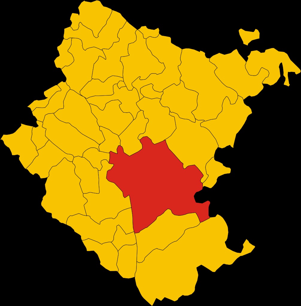 Comune di Arezzo. Mappa