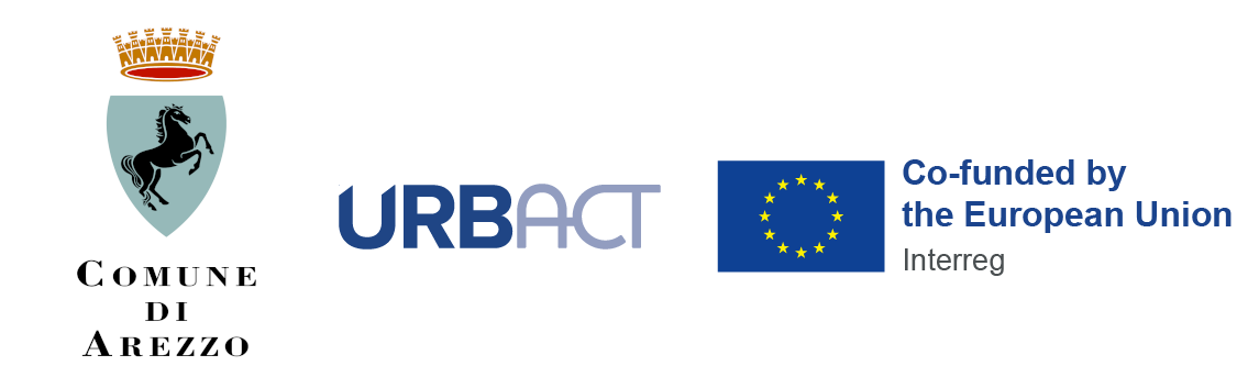 logo comune di arezzo  e urbact