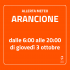 allerta meteo arancione 3 ottobre 2024