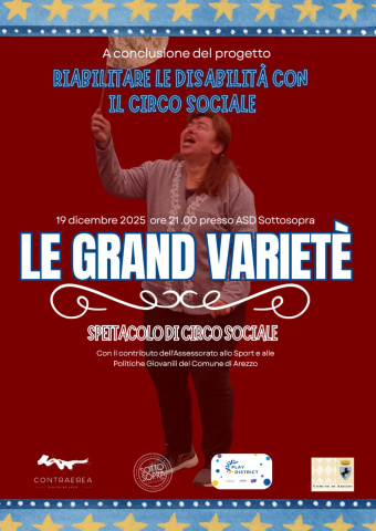 LOCANDINA SPETTACOLO DI CIRCO SOCIALE