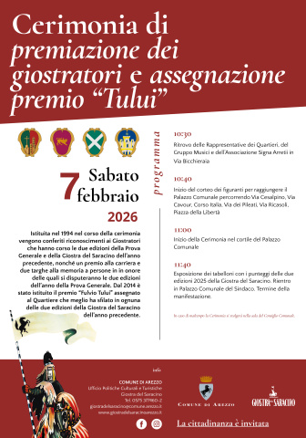 premiazione dei Giostratori