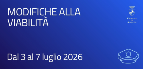 viabilità dal 3 al 7 luglio 2026