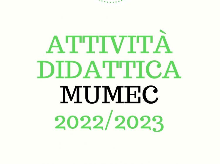 Didattica MUMEC 2022/2023