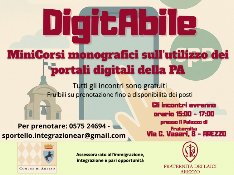 Locandina Incontri di formazione digitale