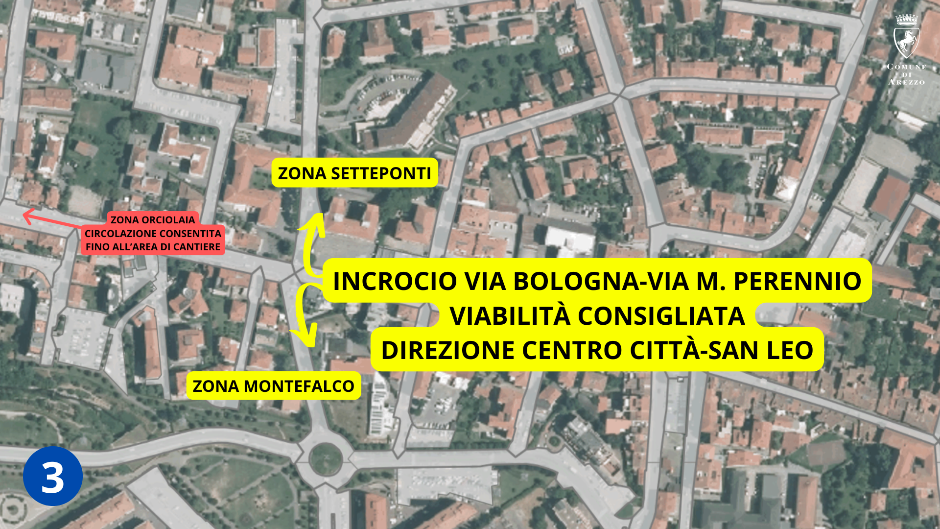 INCROCIO VIA BOLOGNA-VIA M. PERENNIO