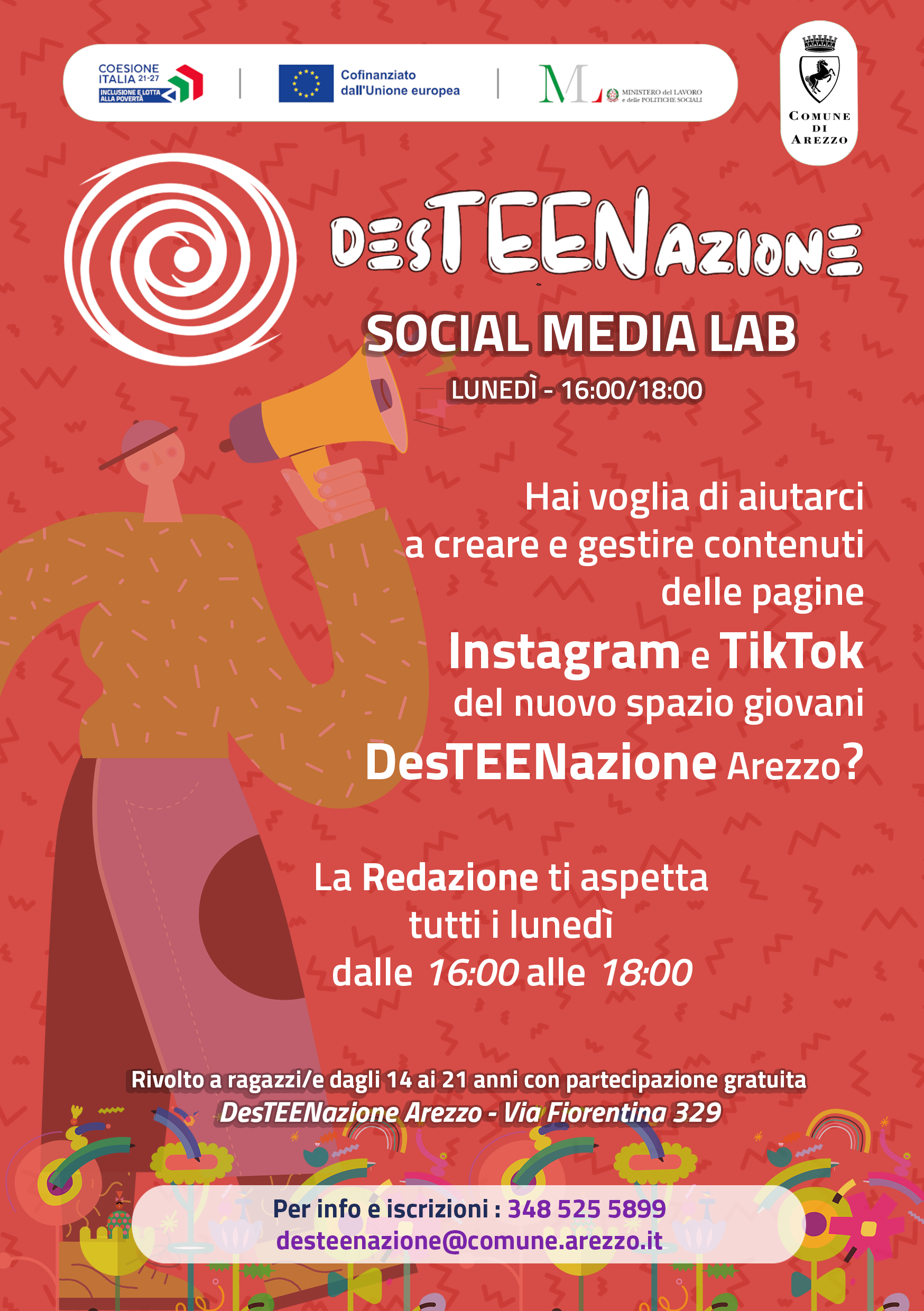 locandina programma lunedì