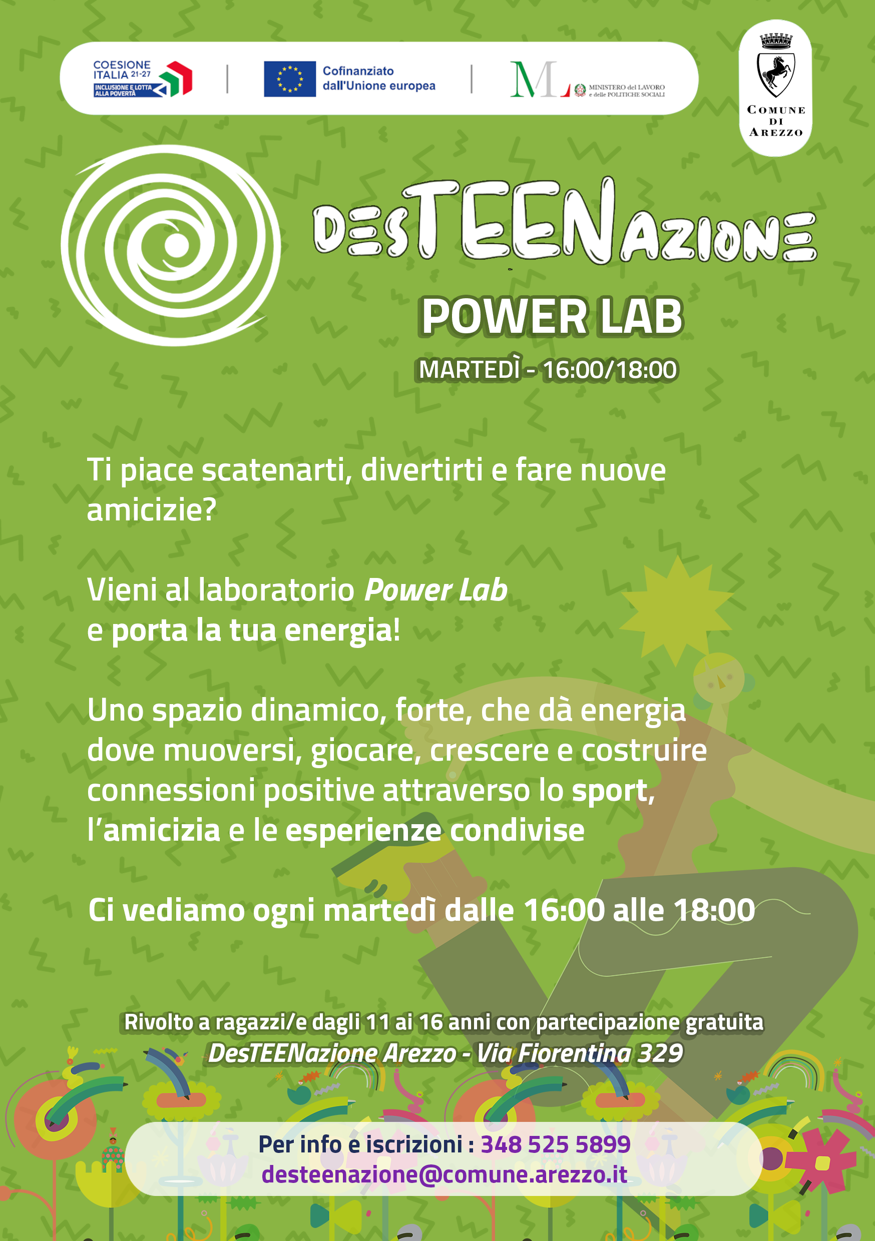locandina programma martedì