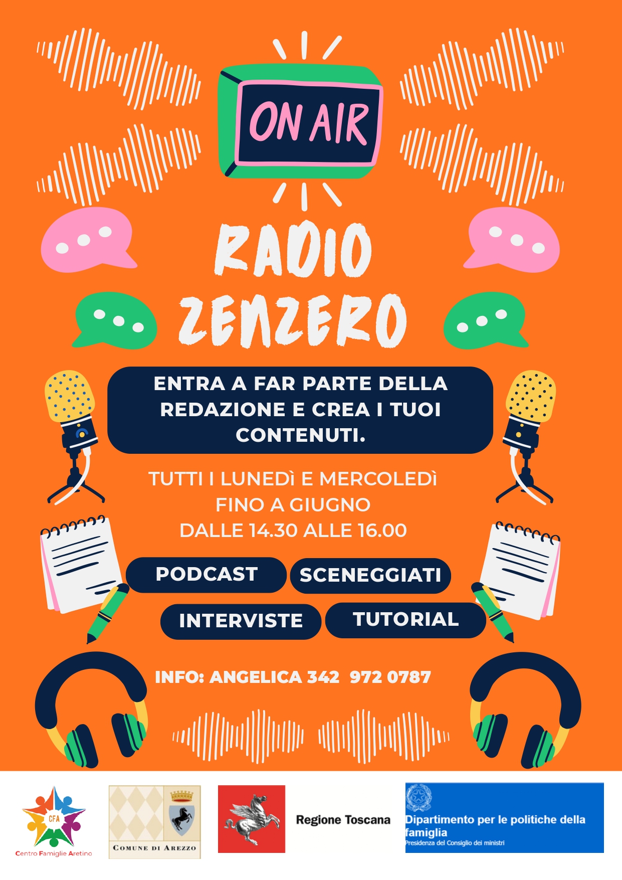 locandina radio zenzero