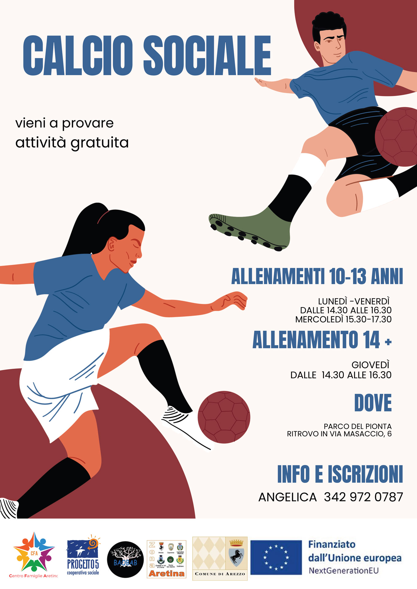 locandina calcio sociale